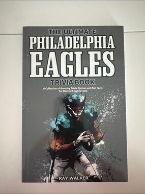 The Ultimate Philadelphia Eagles Trivia Book - Dark Teal & Black
